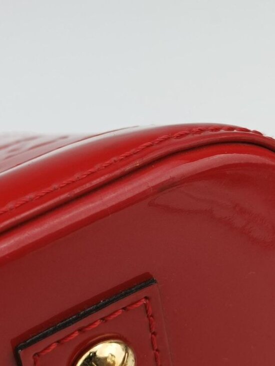 Louis Vuitton Alma BB Cerise Vernis Belt